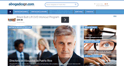 Desktop Screenshot of abogadospr.com