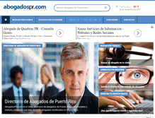 Tablet Screenshot of abogadospr.com